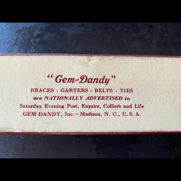 Vintage Brown 30” cowhide belt- Gem Dandy - Picture 5 of 6